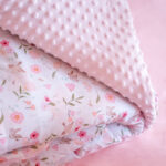 Βρεφικό βαμβακερό πάπλωμα με print Pretty Flowers | Karfitsomenosgatos