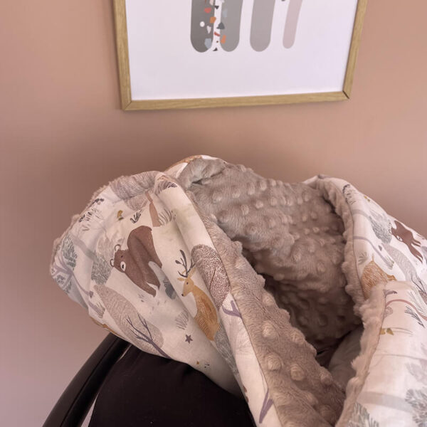 Κουβέρτα Car Seat με print Forest animals