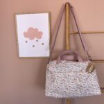 Υφασμάτινο Παιδικό Σακ Βουαγιάζ με Spring print