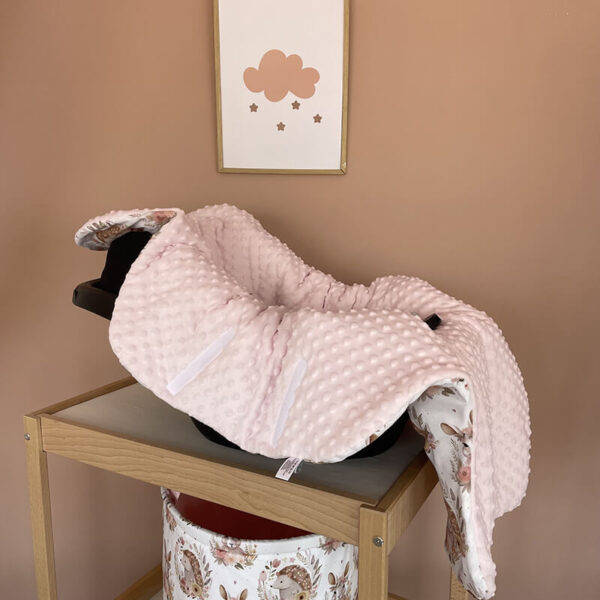 Κουβέρτα Car Seat με print Romantic