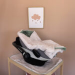 Κουβέρτα Car Seat με print Little Flowers