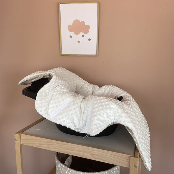 Κουβέρτα Car Seat με print Natural