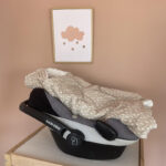 Κουβέρτα Car Seat με print Natural