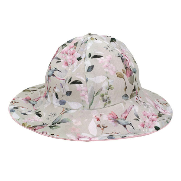 Παιδικό καπέλο από βαμβάκι Oeko-Tex με Floral Garden print | Karfitsomenosgatos