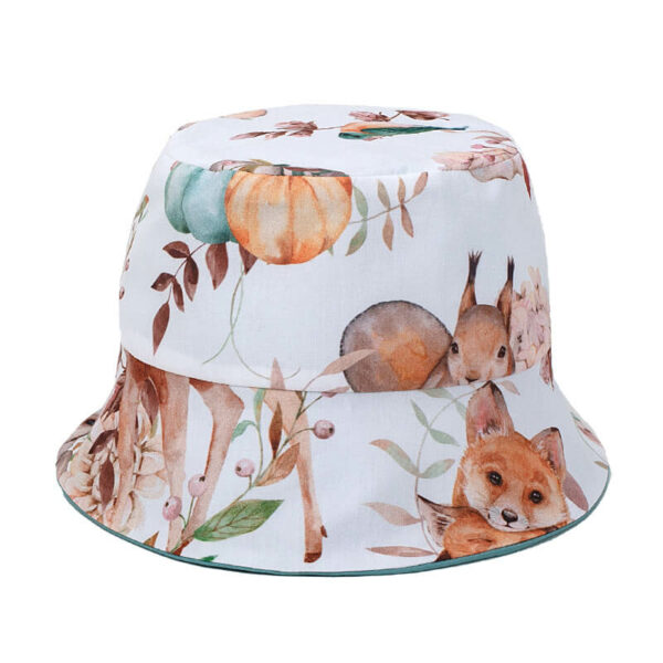 Παιδικό καπέλο unisex από βαμβάκι Oeko-Tex με Pumpkins print | Karfitsomenosgatos