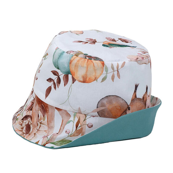 Παιδικό καπέλο unisex από βαμβάκι Oeko-Tex με Pumpkins print