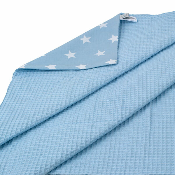 Βρεφική πικέ κουβέρτα με print Αστέρια | Karfitsomenosgatos